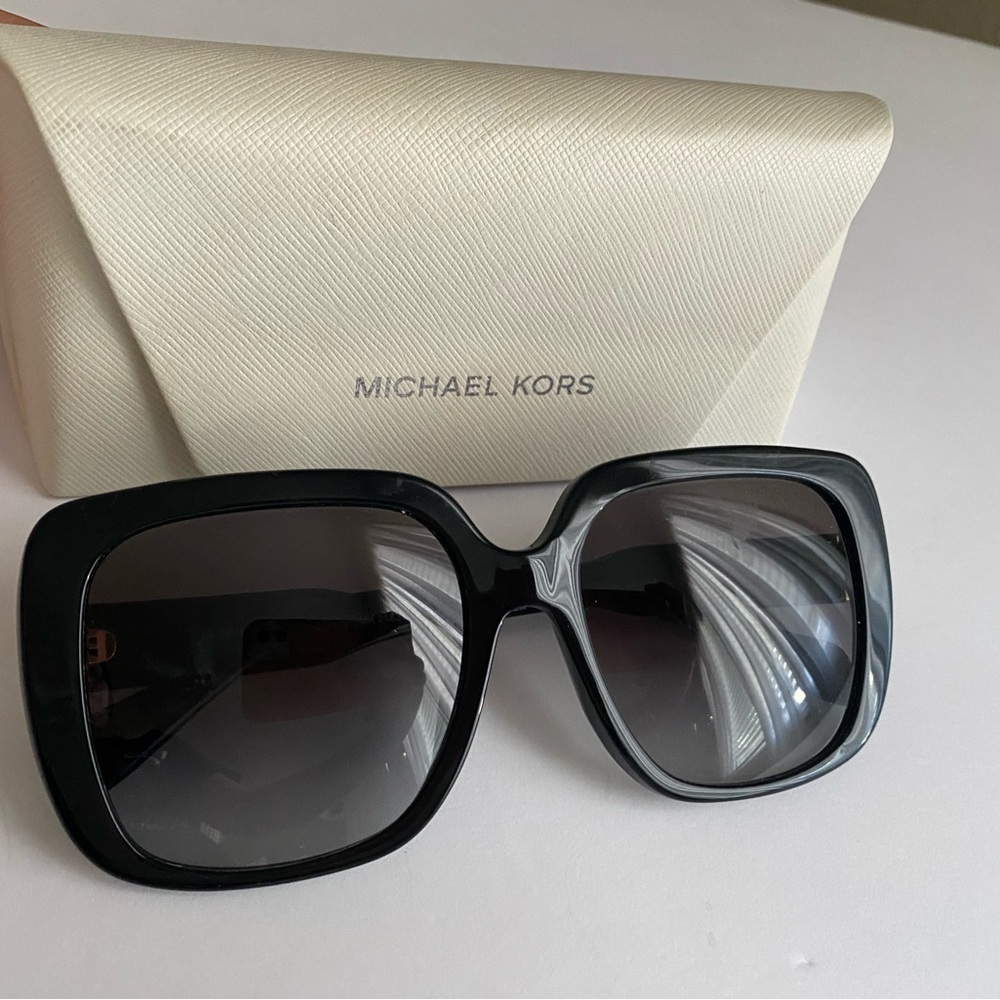 Michael Kors Glossy Black Sunglasses